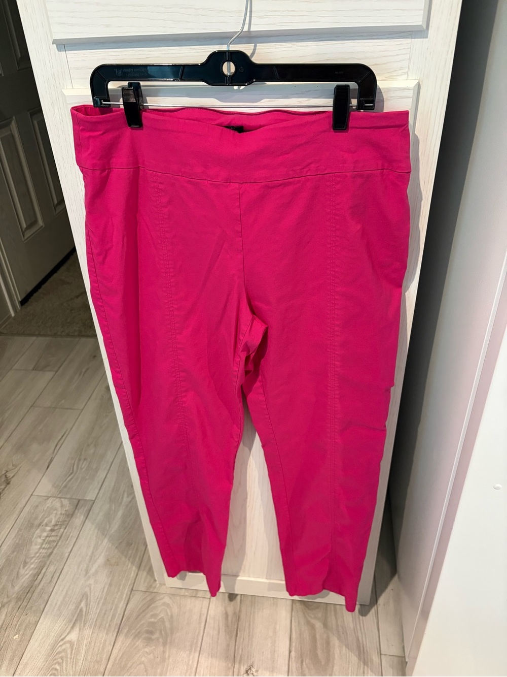 Zac & Rachel Vibrant Pink Cropped Pull-On Pants